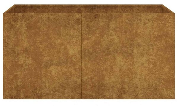 VidaXL corten acél növénytartó 80 x 40 x 40 cm