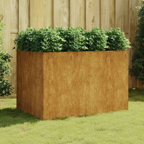 VidaXL Corten Acél Magaságyás - 120x80x80 cm