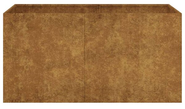 VidaXL corten acél növénytartó 80 x 40 x 40 cm