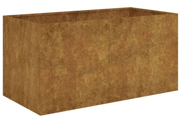 VidaXL corten acél növénytartó 80 x 40 x 40 cm
