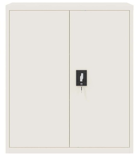 Acél Irattartó Szekrény - Fehér - 90x40x105 cm