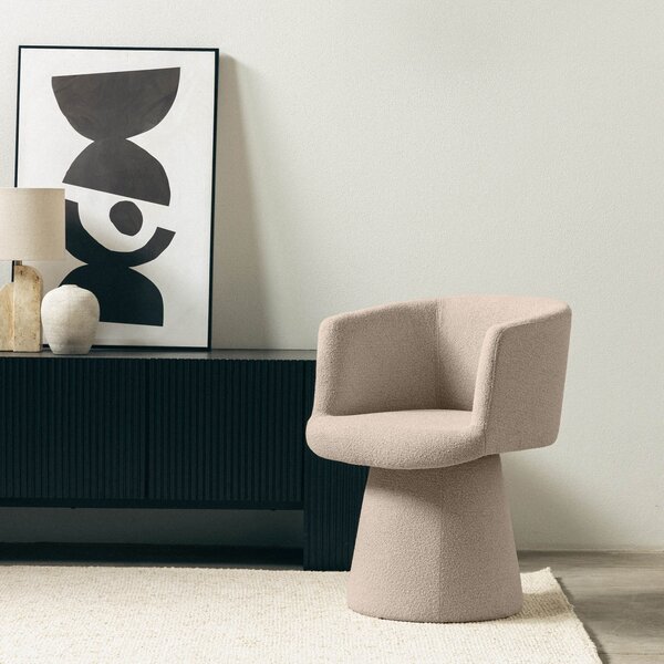 Forgatható design szék YATO, bézs Loop 04