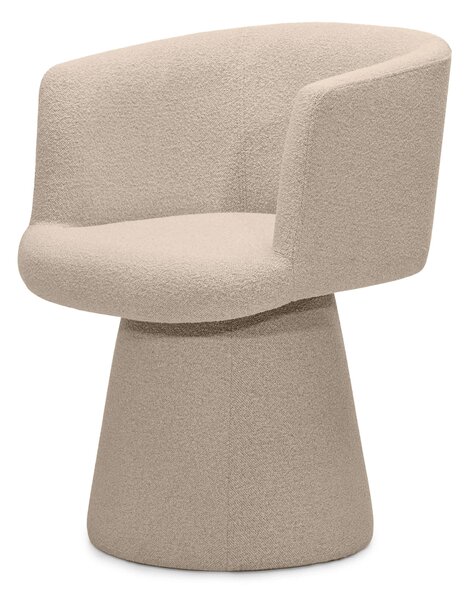 Forgatható design szék YATO, bézs Loop 04