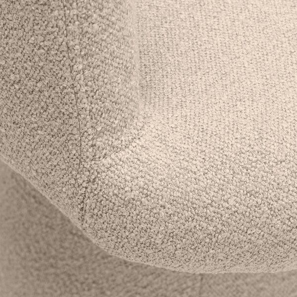 Forgatható design szék YATO, bézs Loop 04