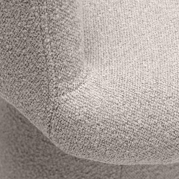 Forgatható design szék YATO, szürke-bézs Loop 06