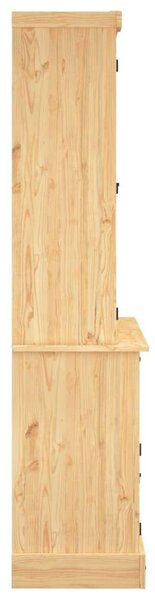 VidaXL Corona Tömörfa Tálalószekrény - 112x43x196 cm