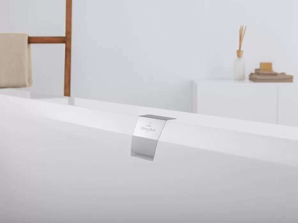 Squaro Edge 12 - Quaryl Fürdőkád - 180x80 cm - Fehér