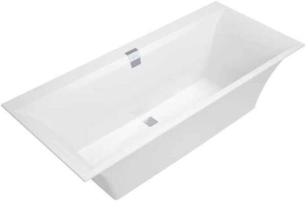 Squaro Edge 12 Quaryl Fürdőkád - 170x75 cm, Fehér