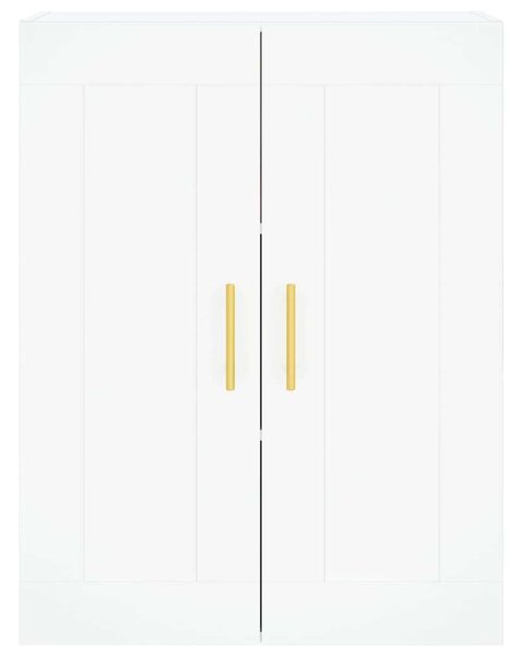 VIDAXL - Fehér Fa Magasszekrény - 69,5x34x180 cm