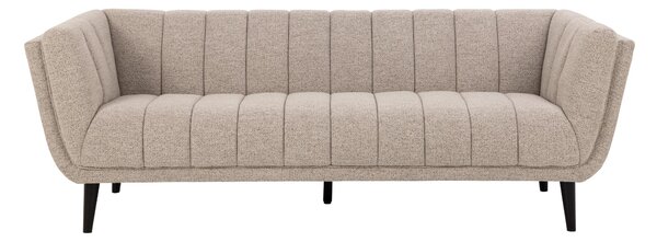 Kanapé Norsica 792, Kárpit, 77x218x87cm, Bézs, Kaucsuk
