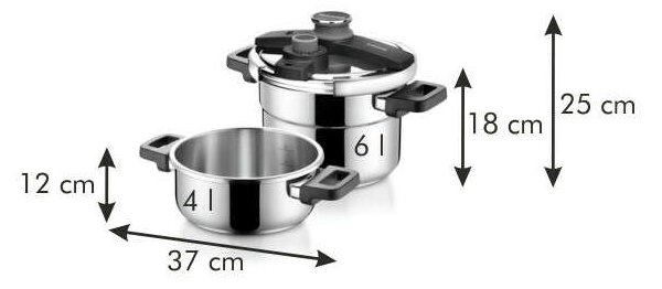 Tescoma ULTIMA DUO kukta 4.0 l és 6.0 l