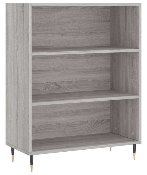 Szürke sonoma szerelt fa magasszekrény 69,5 x 34 x 180 cm