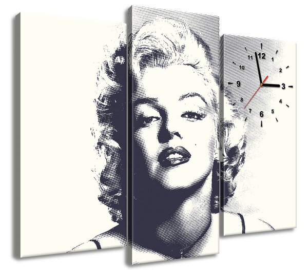 3 részes órás falikép Marilyn Monroe