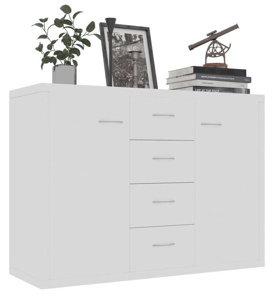 VidaXL Fehér Komód - 88x30x65 cm