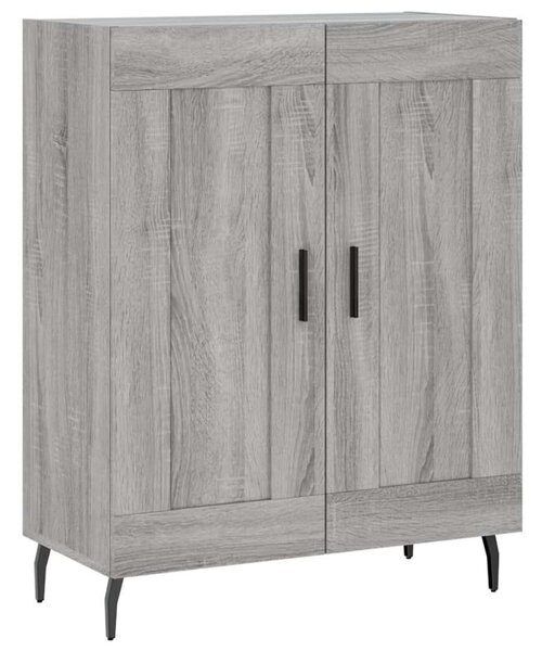 Szürke sonoma szerelt fa magasszekrény 69,5 x 34 x 180 cm