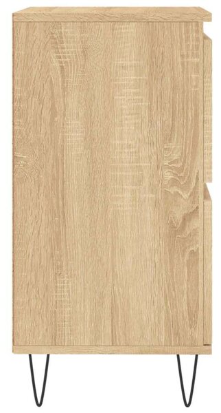 VidaXL Sonoma Tölgy Fa Tálalószekrény - 2 db - 120x35x70 cm