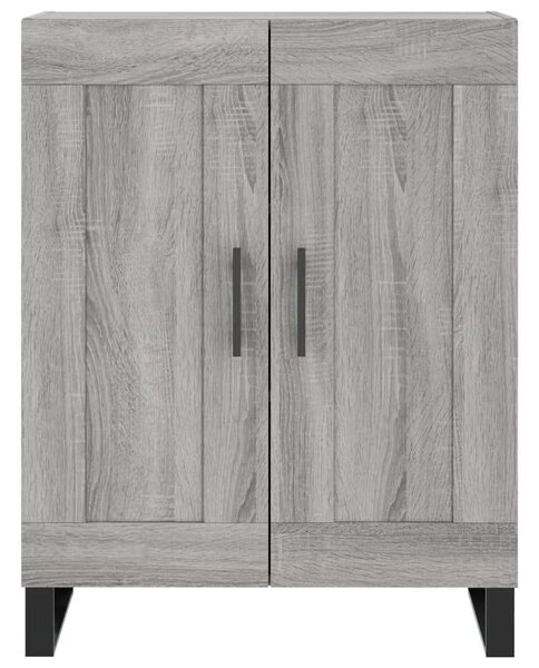 Szürke sonoma szerelt fa magasszekrény 69,5 x 34 x 180 cm