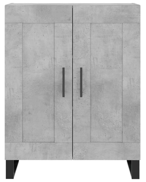 Modern Magasszekrény - Beton Szürke - 180 cm