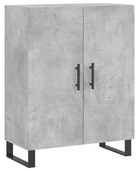 Modern Magas Szekrény - Beton Szürke - 180 cm