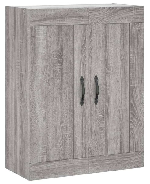Szürke sonoma szerelt fa magasszekrény 69,5 x 34 x 180 cm