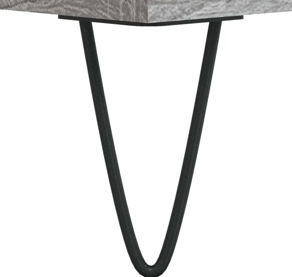 Szürke sonoma szerelt fa magasszekrény 69,5 x 34 x 180 cm