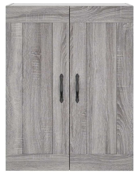 Szürke sonoma szerelt fa magasszekrény 69,5 x 34 x 180 cm