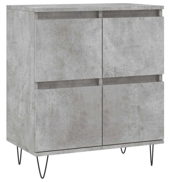 VidaXL Tálalószekrény Szett - 3 db - Betonszürke - 180x35x70cm
