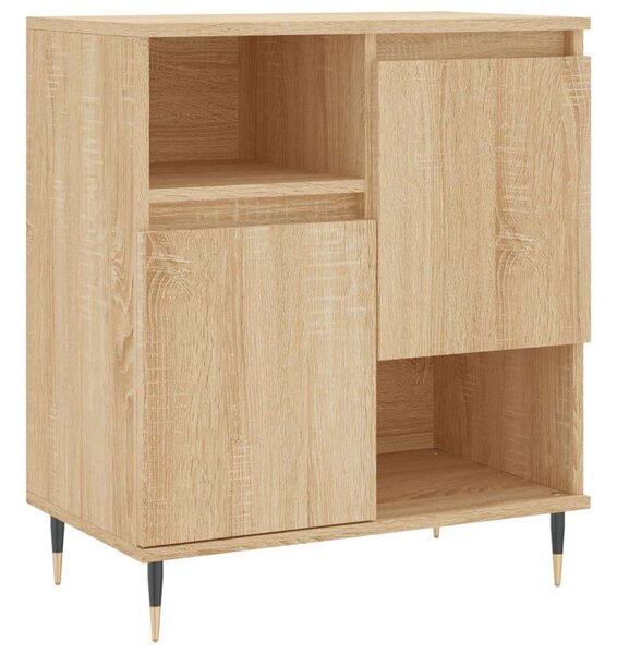 3 db Sonoma Tölgyfa Tálalószekrény Szett - Modern Design