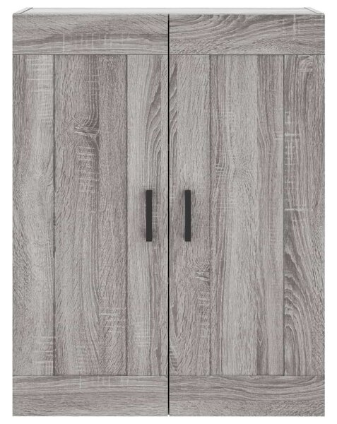 Szürke sonoma szerelt fa magasszekrény 69,5 x 34 x 180 cm