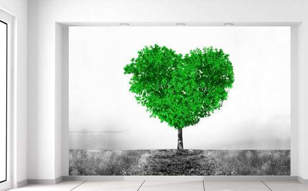 Fotótapéta Zöld szeretetfa