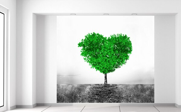 Fotótapéta Zöld szeretetfa