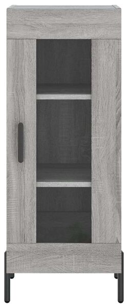Sonoma Szürke Magas Szekrény - 180 cm