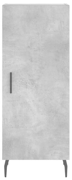 Modern Magas Szekrény - Beton Szürke - 180 cm