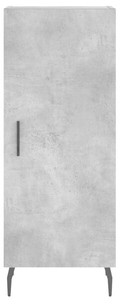 Modern Beton Szürke Magasszekrény - 180 cm