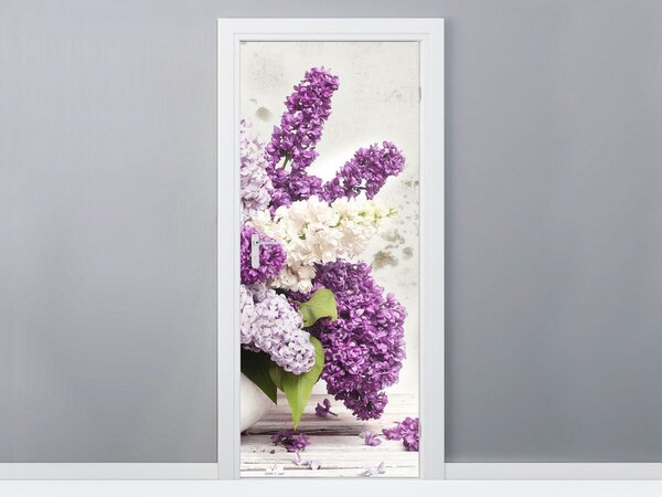 Gario Fotótapéta ajtóra Orgona a vázában Anyag: Öntapadó, Méret: 95 x 205 cm