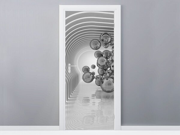 Gario Fotótapéta ajtóra Futurisztikus golyók Anyag: Öntapadó, Méret: 95 x 205 cm