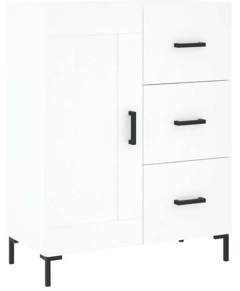 VidaXL Fehér Fa Magasszekrény - 69,5x34x180 cm