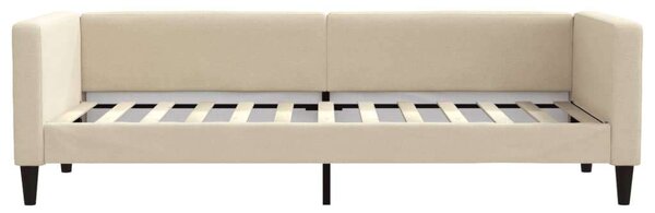 VidaXL krémszínű kihúzható szövet heverő 80 x 200 cm