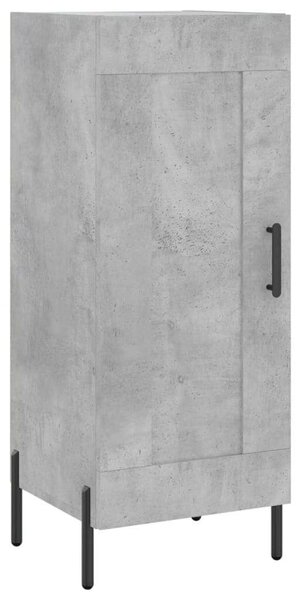 Modern Magasszekrény - Betonszürke - 34,5x34x180 cm