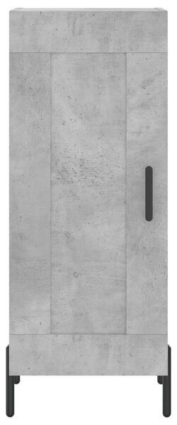 Modern Magasszekrény - Betonszürke - 34,5x34x180 cm