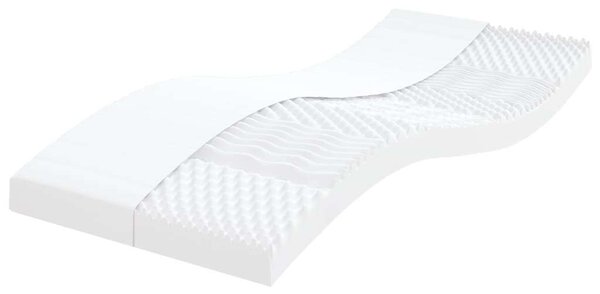 Krémszínű kihúzható szövet heverő matracokkal 90 x 200 cm