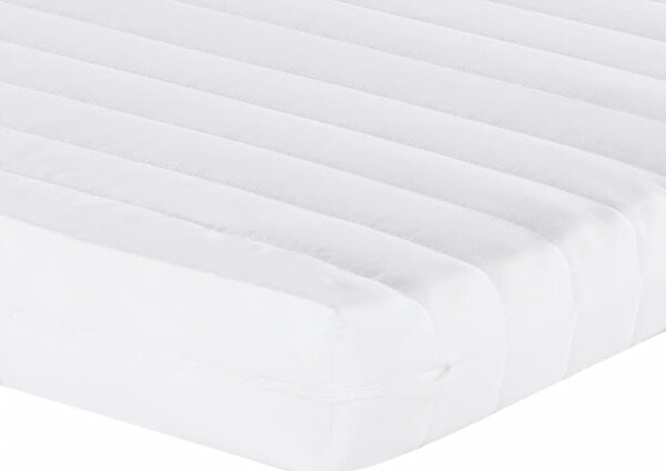 VidaXL világosszürke kihúzható szövet heverő fiókokkal 80 x 200 cm