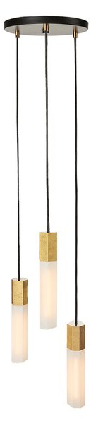 Tala - Basalt Triple Függőlámpa Brass - Lampemesteren