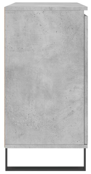 Betonszürke forgácslap tálalószekrény 104 x 35 x 70 cm