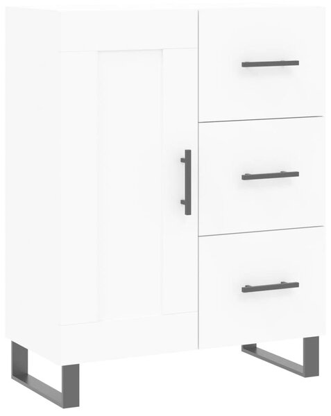 VidaXL Fehér Fa Magasszekrény - 69,5x34x180 cm