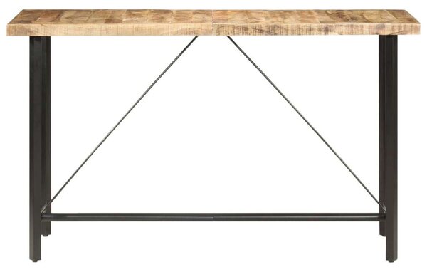 Mangófa Bárasztal - Ipari Stílus - 180x70x107 cm