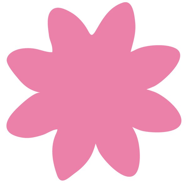 Gario Gyerek falmatrica Szép rózsaszín virágocska Méret: 10 x 10 cm