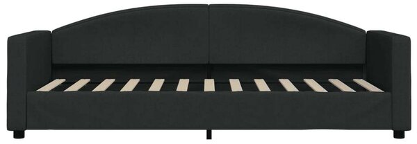 VidaXL fekete kihúzható szövet heverő 80 x 200 cm