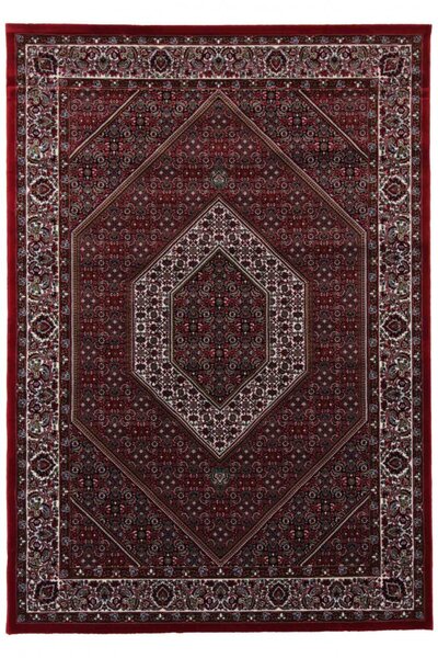 Perzsa szőnyeg bordó Bidjar 140x200 (Premium) klasszikus szőnyeg