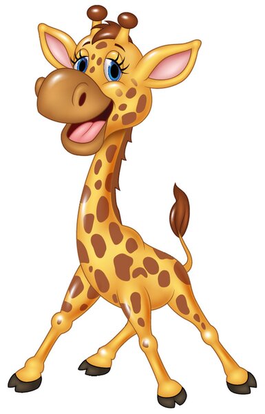 Gario Gyerek falmatrica Nagy zsiráf Méret: 40 x 40 cm